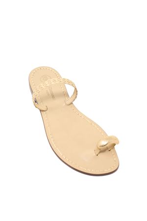 Nude Capri sandals Da Costanzo | FASCIACONTRECCIANOCCIOLA